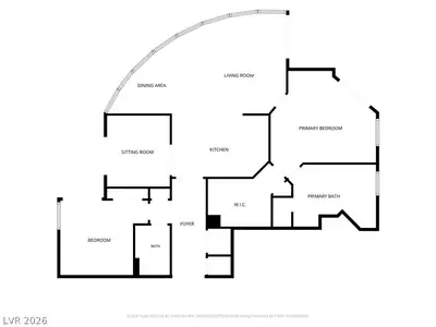 222 Karen Avenue 2607, Las Vegas, NV 89109 Floor Plan
