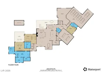 672 Overlook Rim Drive, Henderson, NV 89012 Floor Plan