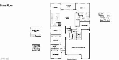 1477 Lantern Hills Drive, Mesquite, NV 89027 Floor Plan