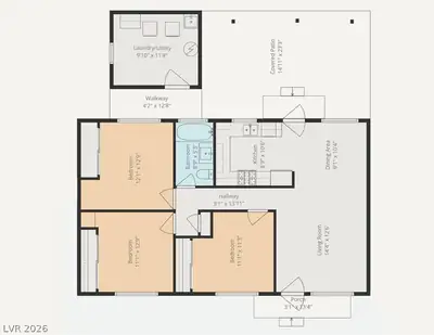 5875 Bunch Street, Las Vegas, NV 89122 Floor Plan