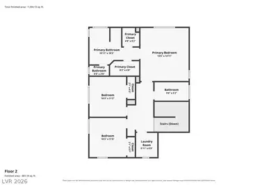 6692 Chariots Path Court, Las Vegas, NV 89142 Floor Plan