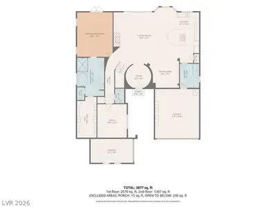 7744 Villa Andrade Avenue, Las Vegas, NV 89131 Floor Plan