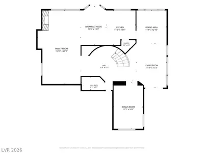 2173 Calandria Avenue, Las Vegas, NV 89123 Floor Plan