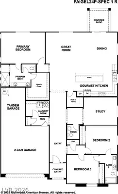 4333 South Twin Falls Street Lot 19/3, Pahrump, NV 89061 Floor Plan