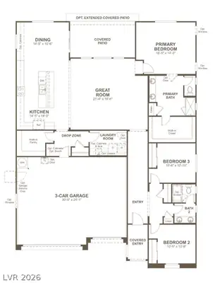 4320 South Twin Falls Street Lot# 22-3, Pahrump, NV 89048 Floor Plan