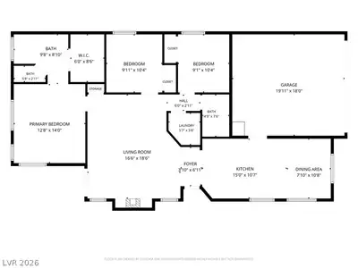 10517 Beachwalk Place, Las Vegas, NV 89144 Floor Plan
