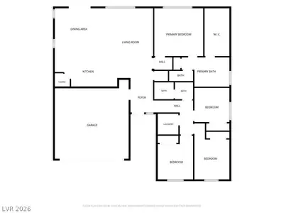 308 Petrus Court, North Las Vegas, NV 89031 Floor Plan