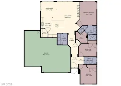 1401 Stonewall Bend, Mesquite, NV 89027 Floor Plan