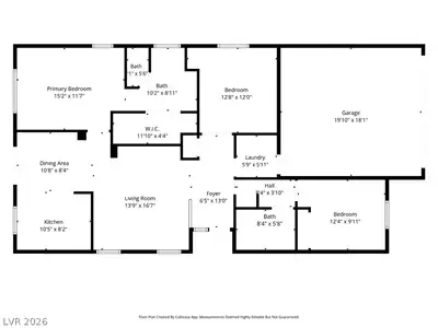 9474 Descending Creek Street, Las Vegas, NV 89123 Floor Plan