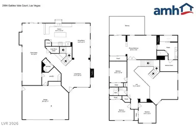 2884 Gables Vale Court, Las Vegas, NV 89121 Floor Plan