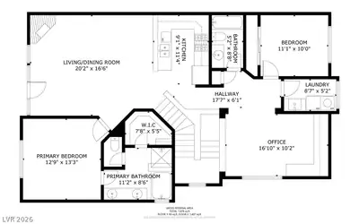 7625 Valley Green Drive 201, Las Vegas, NV 89149 Floor Plan
