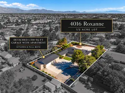 4016 Roxanne Drive, Las Vegas, NV 89108 Aerial View