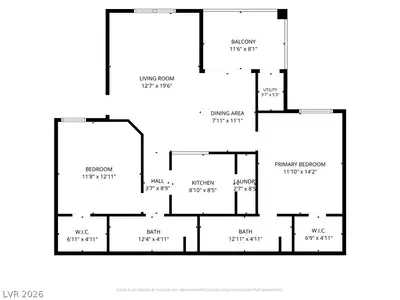 5055 West Hacienda Avenue 2023, Las Vegas, NV 89118 Floor Plan