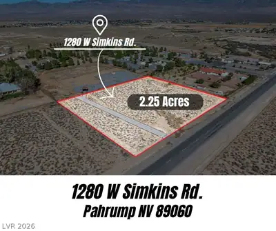 1281 West Silver Sage Drive, Pahrump, NV 89060 Aerial View