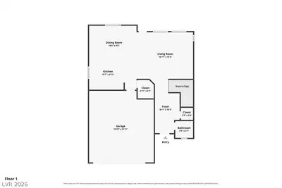 10804 Cather Avenue, Las Vegas, NV 89166 Floor Plan