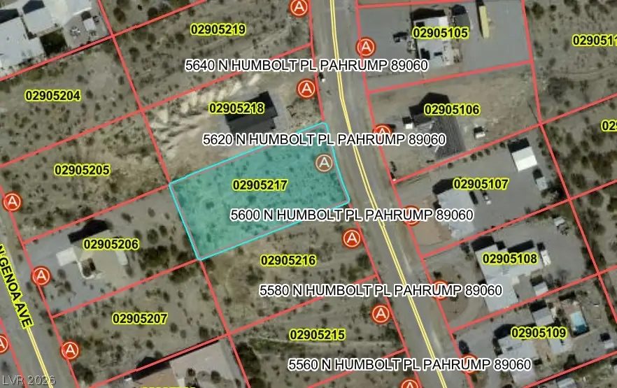 5620 North Humbolt Place, Pahrump, NV 89060