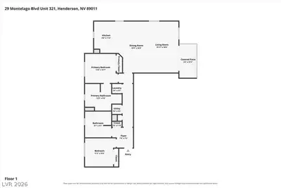 29 Montelago Boulevard 321, Henderson, NV 89011 Floor Plan