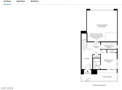 11525 Morning Leap Court, Las Vegas, NV 89138 Floor Plan
