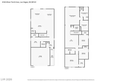 4145 Silver Torch Avenue, Las Vegas, NV 89141 Floor Plan