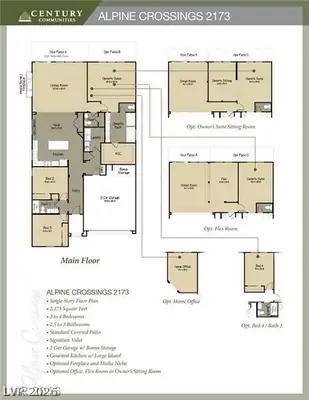 9729 Ponderosa Skye Court, Las Vegas, NV 89166 Floor Plan