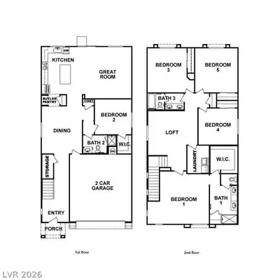325 Canary Song Drive, Henderson, NV 89011 Floor Plan