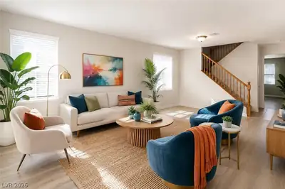 5321 Wild Sunflower Street, North Las Vegas, NV 89081 Living Room