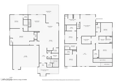 1867 Michael Springs Place, North Las Vegas, NV 89084 Floor Plan