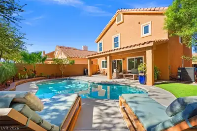 8325 Sky Canyon Court, Las Vegas, NV 89128 Back of Structure