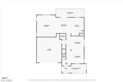 3879 Catlyn Woods Avenue, Las Vegas, NV 89141 Floor Plan