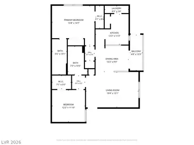 5055 West Hacienda Avenue 1220, Las Vegas, NV 89118 Floor Plan