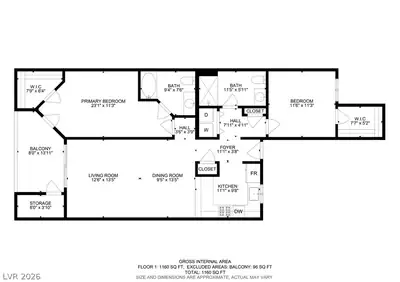 833 Aspen Peak Loop 1013, Henderson, NV 89011 Floor Plan