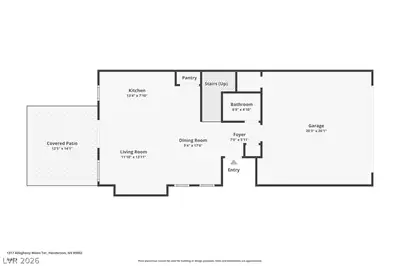 1317 Allegheny Moon Terrace 3, Henderson, NV 89002 Floor Plan