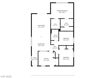 7913 Grey Teal Street, North Las Vegas, NV 89084 Floor Plan