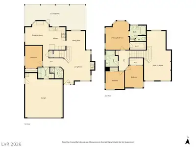 2282 Wide Canyon Court, Laughlin, NV 89029 Floor Plan