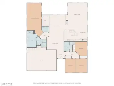 5562 Oakview Falls Court, Las Vegas, NV 89148 Floor Plan