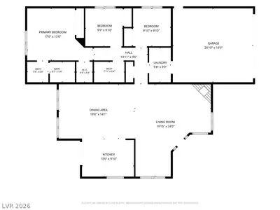 1140 Carefree Peak Court, Las Vegas, NV 89110 Floor Plan