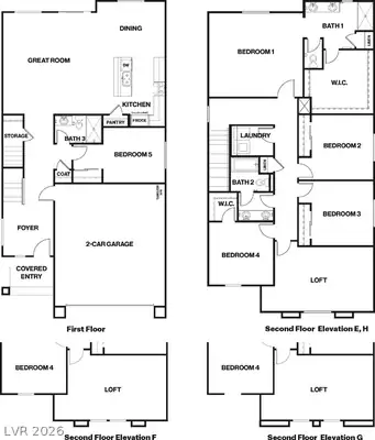 566 Ivory Peacock Ct Court, Henderson, NV 89011 Floor Plan