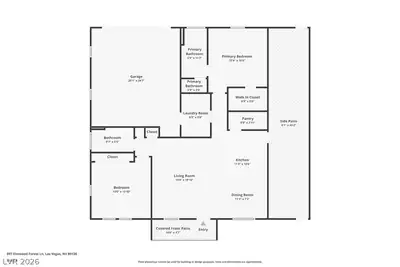897 Elmwood Forest Lane, Las Vegas, NV 89138 Floor Plan