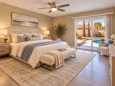 6408 Meadow Lark Lane, Las Vegas, NV 89103 Primary Bedroom