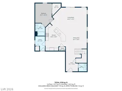12298 Terrace Verde Avenue, Las Vegas, NV 89138 Floor Plan