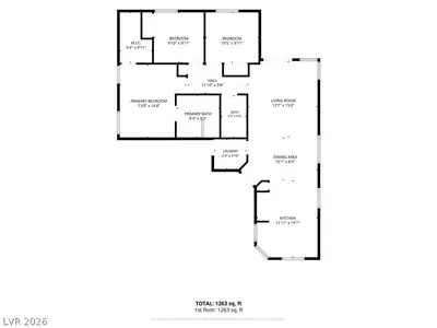 2515 New Salem Avenue, Henderson, NV 89052 Floor Plan