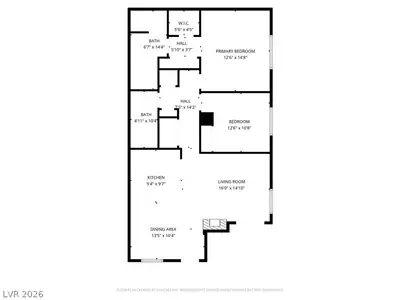 2110 Los Feliz Street 2015, Las Vegas, NV 89156 Floor Plan