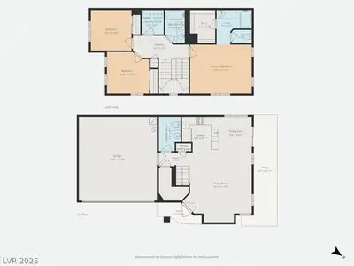 9141 Spoonbill Ridge Place, Las Vegas, NV 89143 Floor Plan
