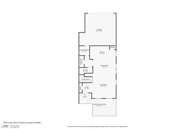 7025 Coyote Mesa Street, North Las Vegas, NV 89086 Floor Plan