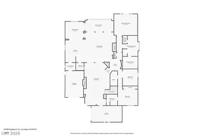 11830 Kingsbarns Court, Las Vegas, NV 89141 Floor Plan