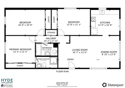 2213 Sunrise Avenue, Las Vegas, NV 89101 Floor Plan