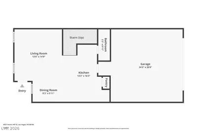 6921 Honor Hill Street, Las Vegas, NV 89166 Floor Plan