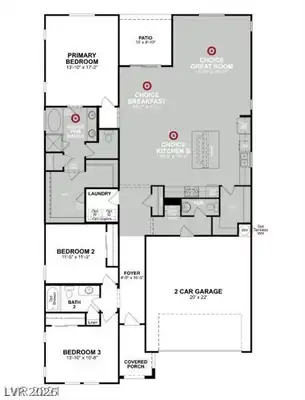 181 Rancho Oro Place, Henderson, NV 89015 Floor Plan