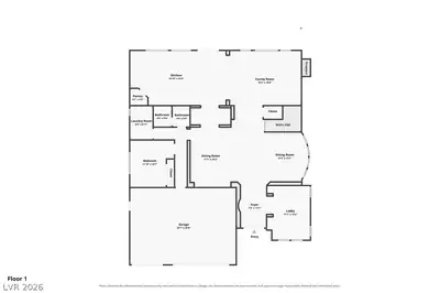 6128 Skokie Court, Las Vegas, NV 89130 Floor Plan