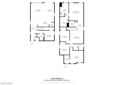 9024 Marigold Creek Street, Las Vegas, NV 89113 Floor Plan
